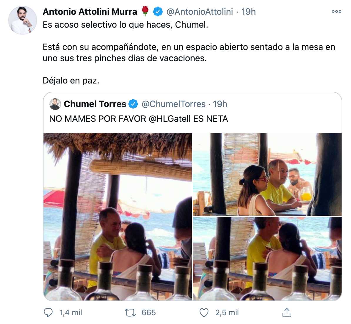 Critican a Chumel Torres por atacar a López Gatell