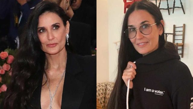 Demi Moore reaparece en pasarela y genera polémica por su rostro