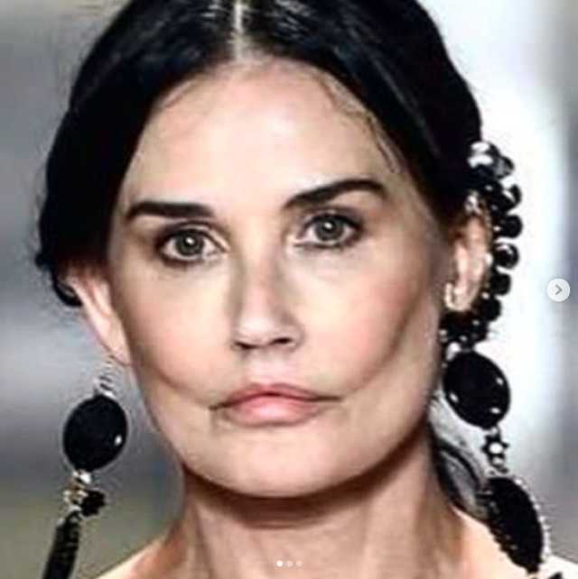 Rostro de Demi Moore 2021