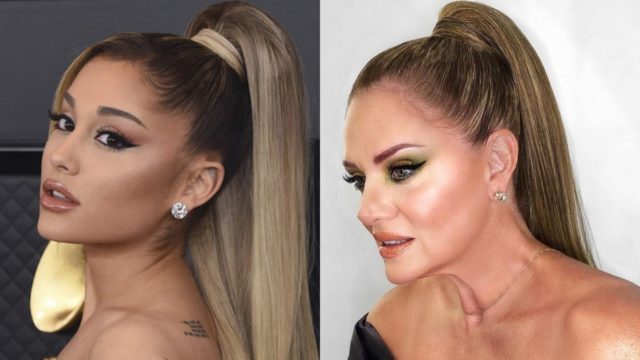 Erika Buenfil le estÃ¡ copiando el look a Ariana Grande y son idÃ©nticas