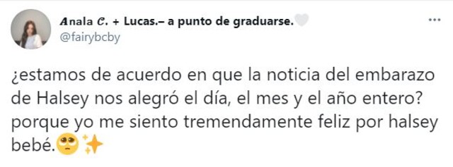 Halsey embarazada se llena de felicitaciones
