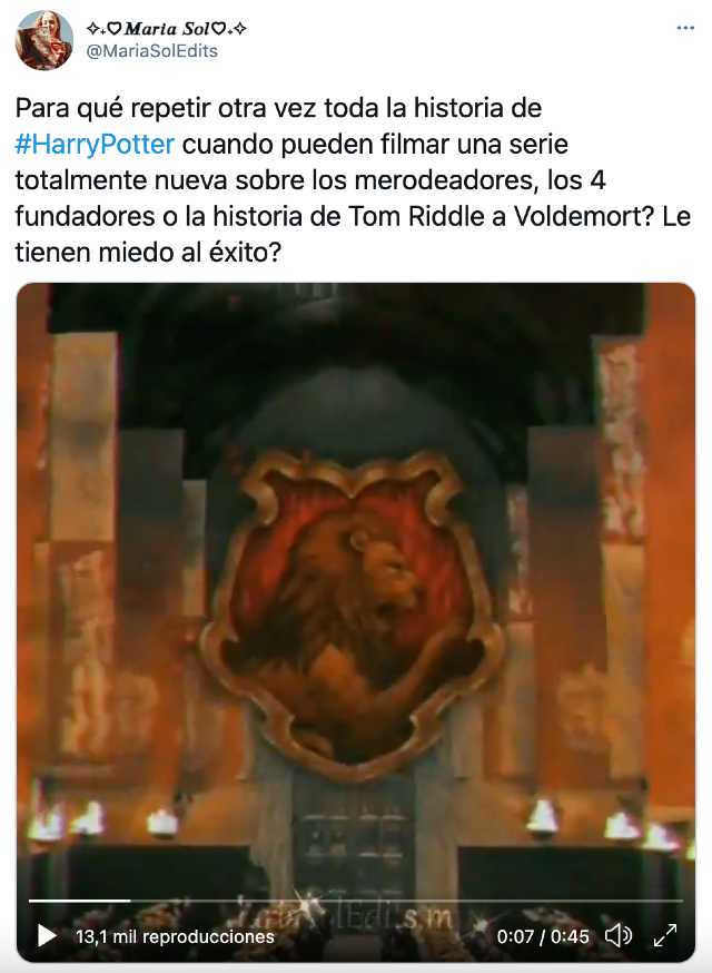 Anuncian serie de Harry Potter