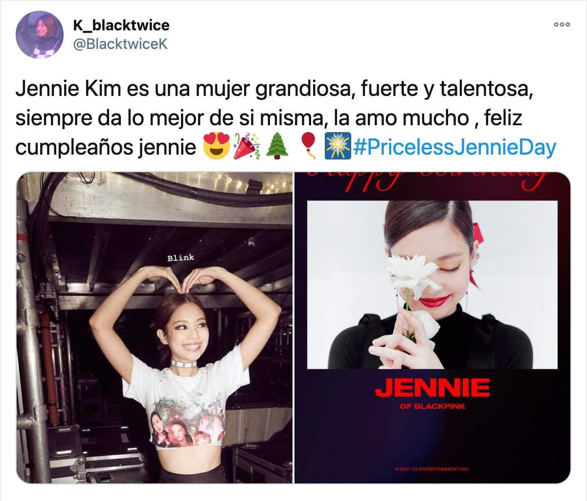 Fandom celebra cumpleaños de Jennie de BLACKPINK