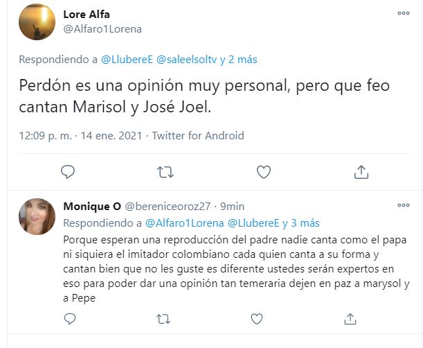 Critican a José Joél por su versión de "El Triste"