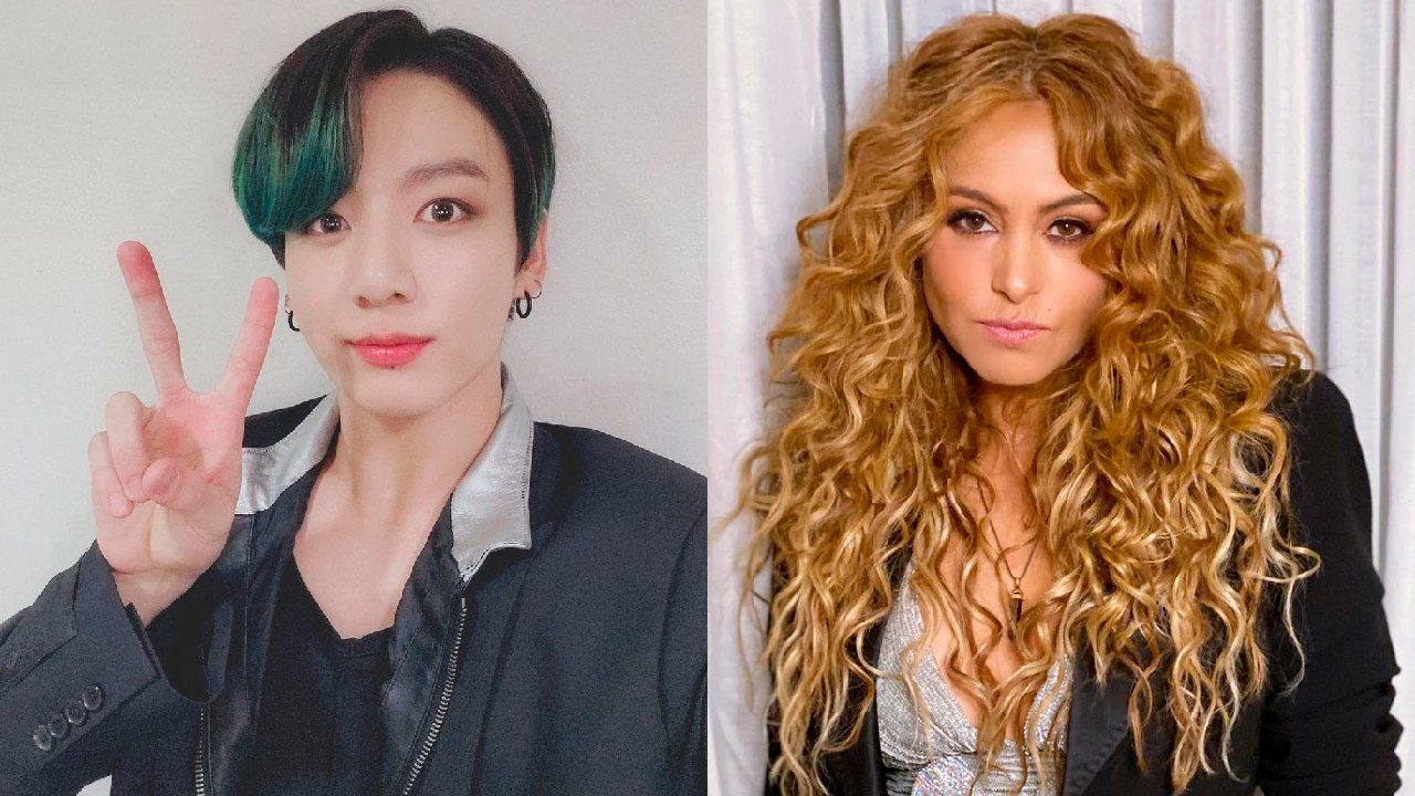 Jungkook de bts con nuevo look se parece a Paulina rubio