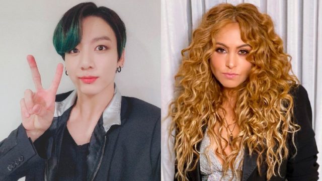 Jungkook de bts con nuevo look se parece a Paulina rubio