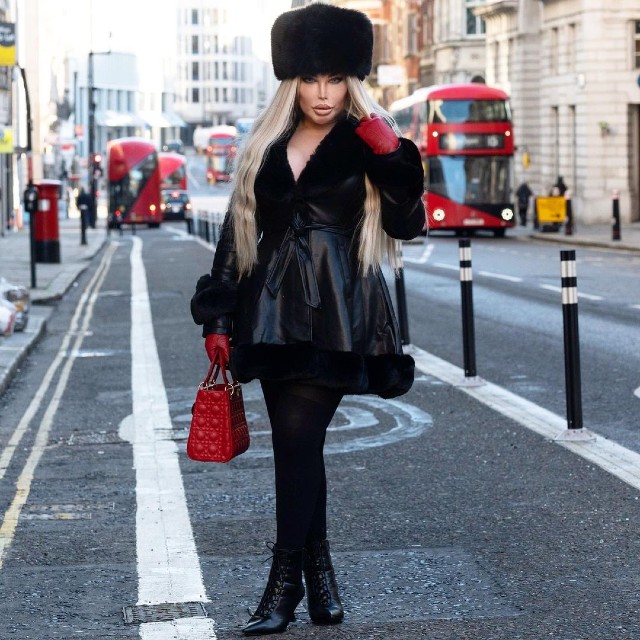 Barbie humana en londres
