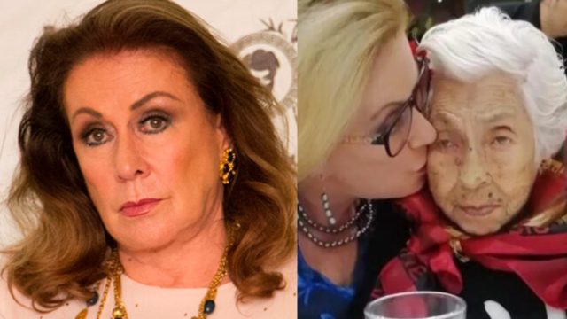 Laura Zapata y su abuela