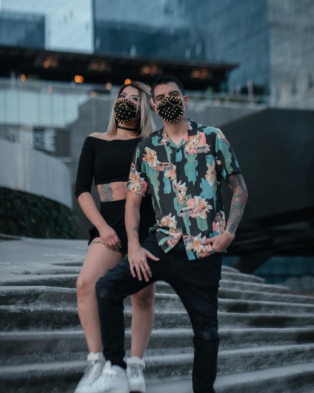 Cesar D'Alessio y su novia