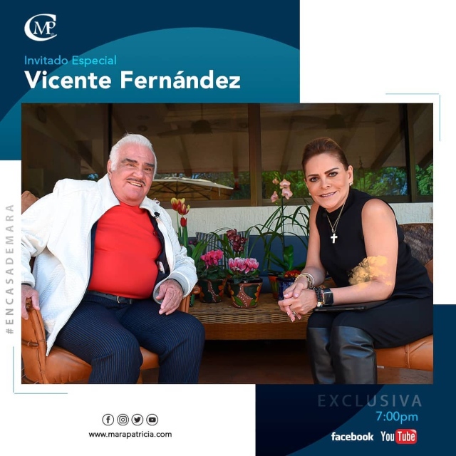 Mara Patricia Castaneda y Vicente Fernandez