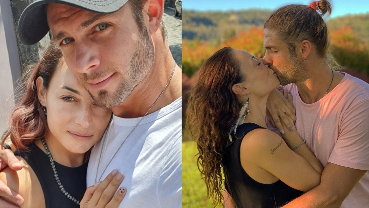 Marimar Vega y Horacio Pancheri besándose