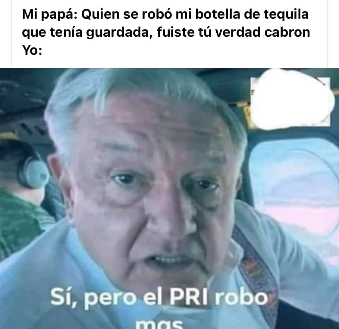 Meme del pri robó más