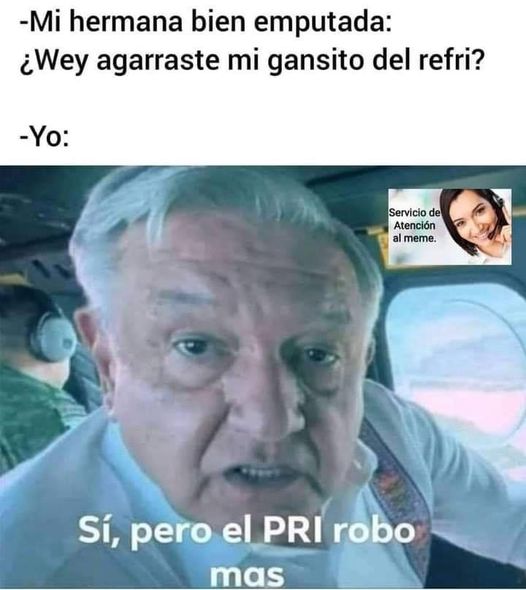 Meme amlo te comiste mi gansito