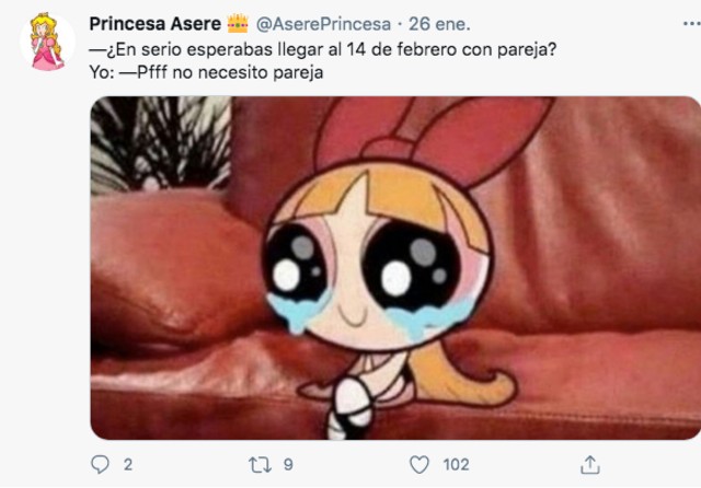 Meme bombón llorando por su soltería