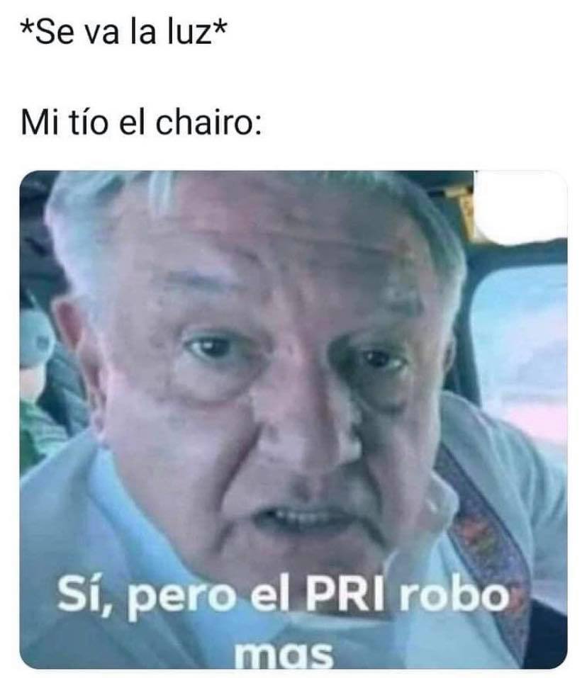 Meme el tio chairo amlo