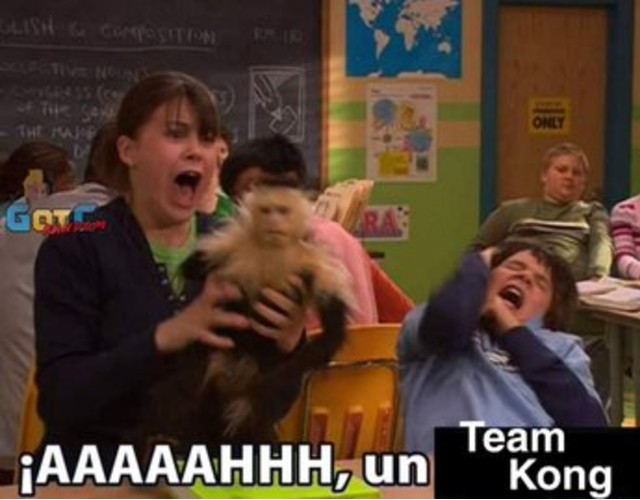 meme de chango team king kong
