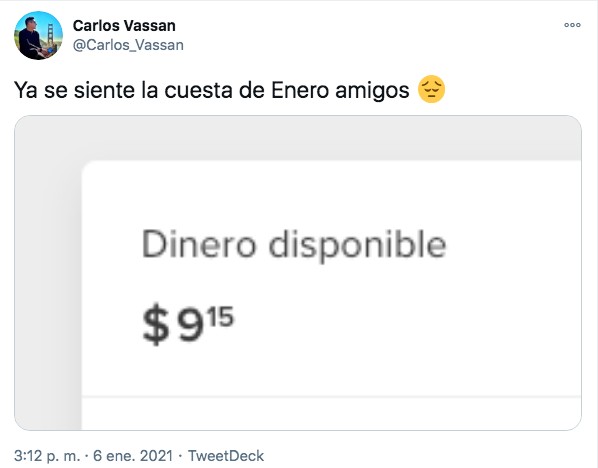 Meme sin dinero en la cuenta