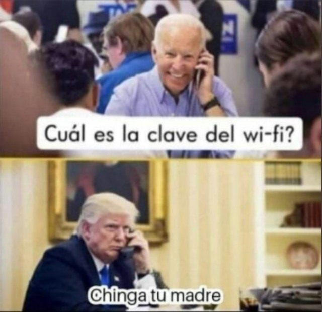Meme Joe Biden Donald Trump