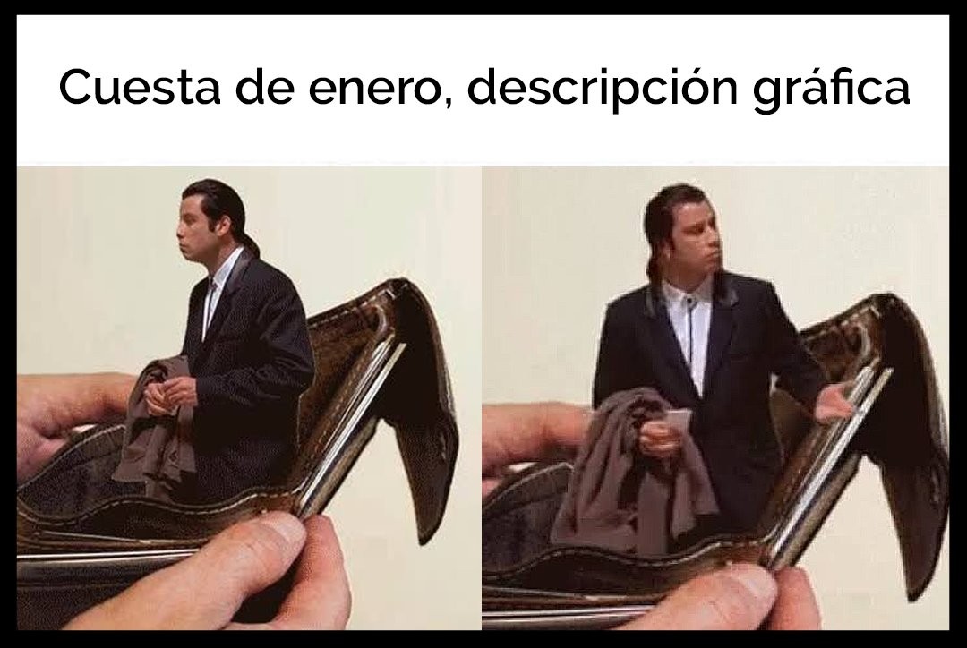 meme john travolta cartera sin dinero