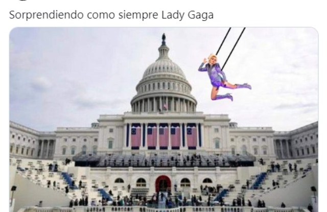 meme Lady Gaga capitolio