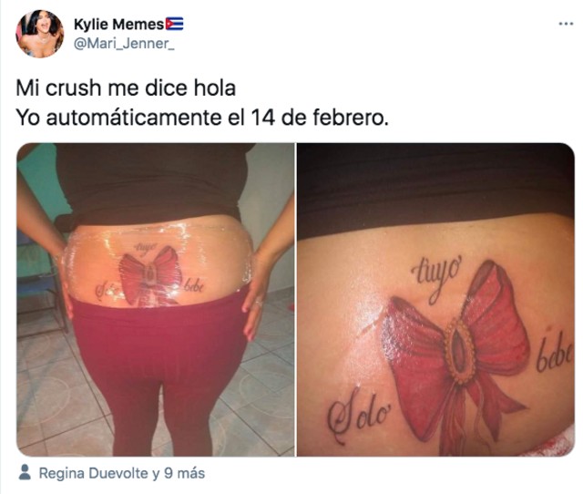 meme tatuaje para el amor de tu vida