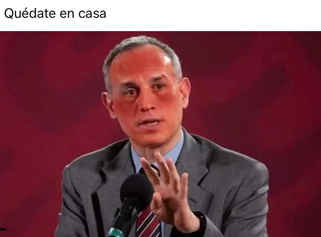 Meme del viaje de López Gatell