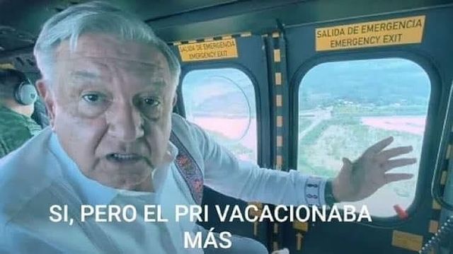 Meme de AMLO por las vacaciones de Gatell