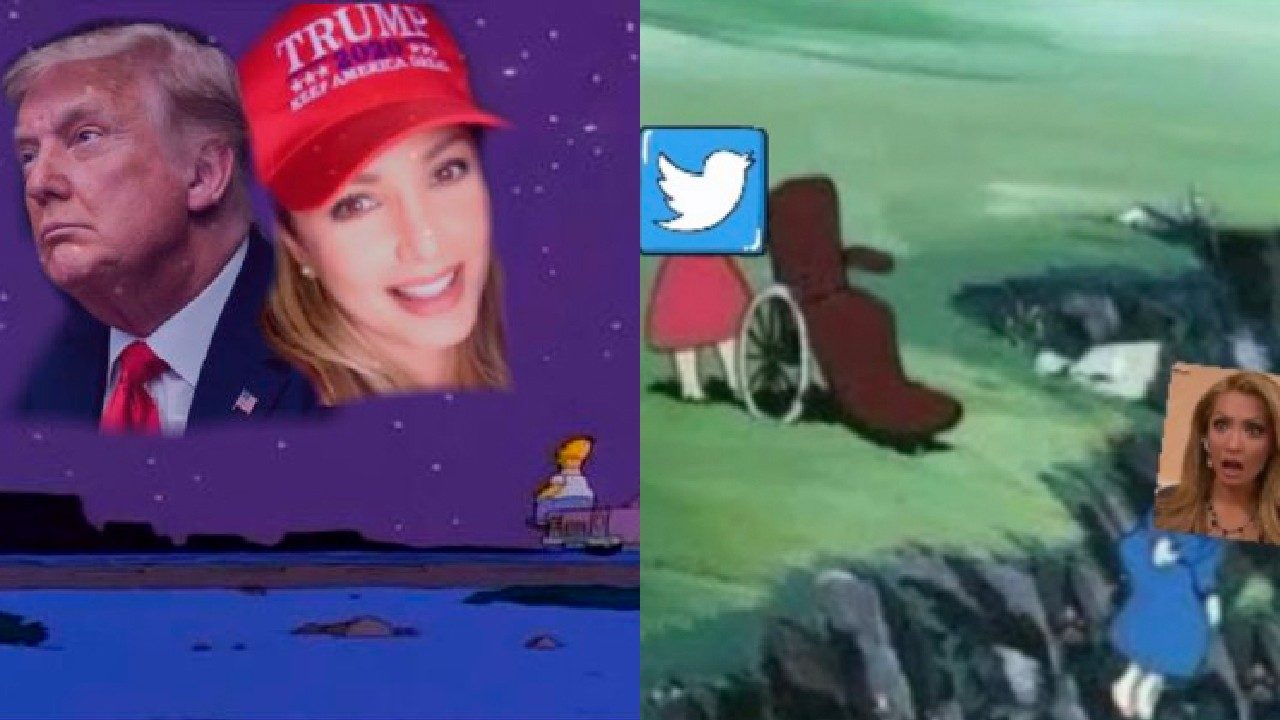 Memes de Paty Navidad y Trump por sus cuentas de twitter