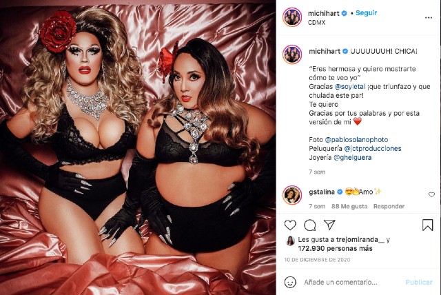 Michelle Rodríguez en ropa interior instagram