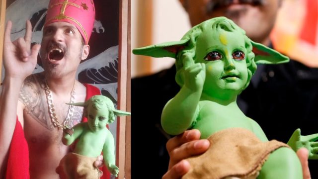 Yurex Corp, artista mexicano crea el NiÃ±o Dios Baby Yoda