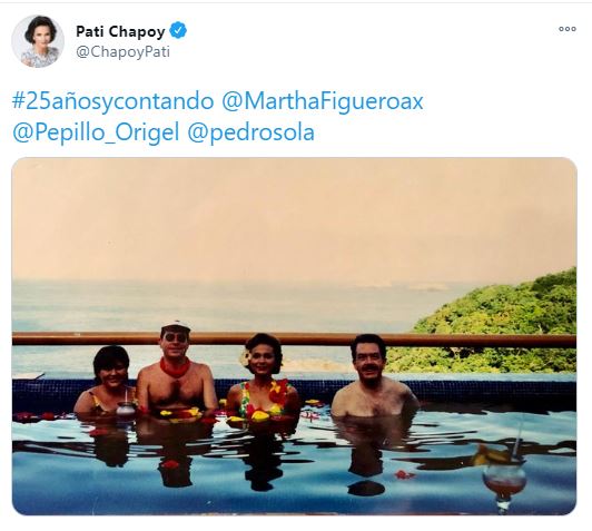 Paty Chapoy comparte foto con Martha Figueroa