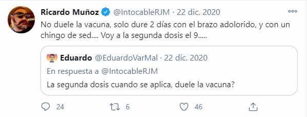 Vocalista de Intocable, Ricardo MuÃ±iz, pudo vacunarse contra covid