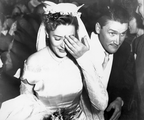 El vestido de novia de Silvia Pinal en su boda con Rafael Banquells