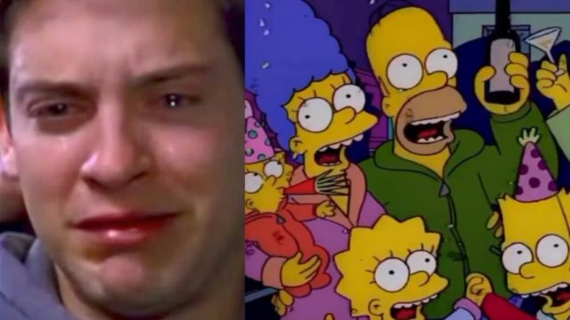 Simpsons meme Spiderman