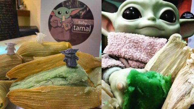Tamales Baby Yoda