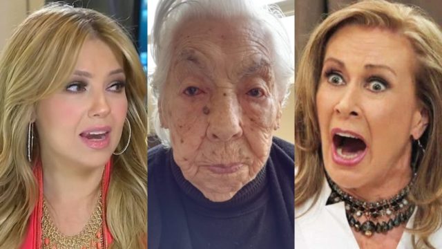 Thalía y Laura Zapata encuentran lesionada a su abuela y denuncian falta de cuidados