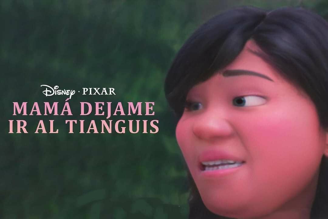 Niña tianguis Disney Pixar