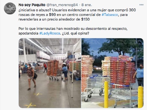 Críticas lady Rosca