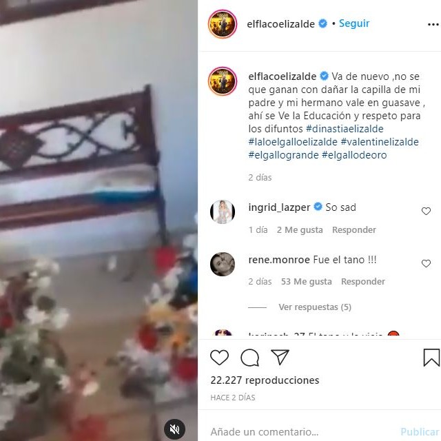 Vandalizaron nuevamente la tumba de Valentín Elizalde