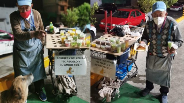 Abuelo vende gelatinas para pagar la operaciÃ³n de su nieto