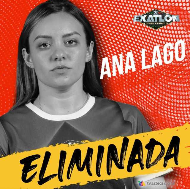 Ana Lago eliminada de Exatlón