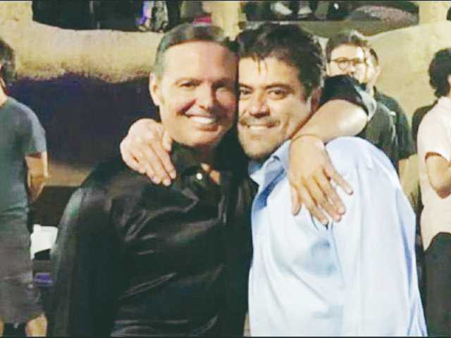 Jorge Burro Van Rankin con Luis Miguel