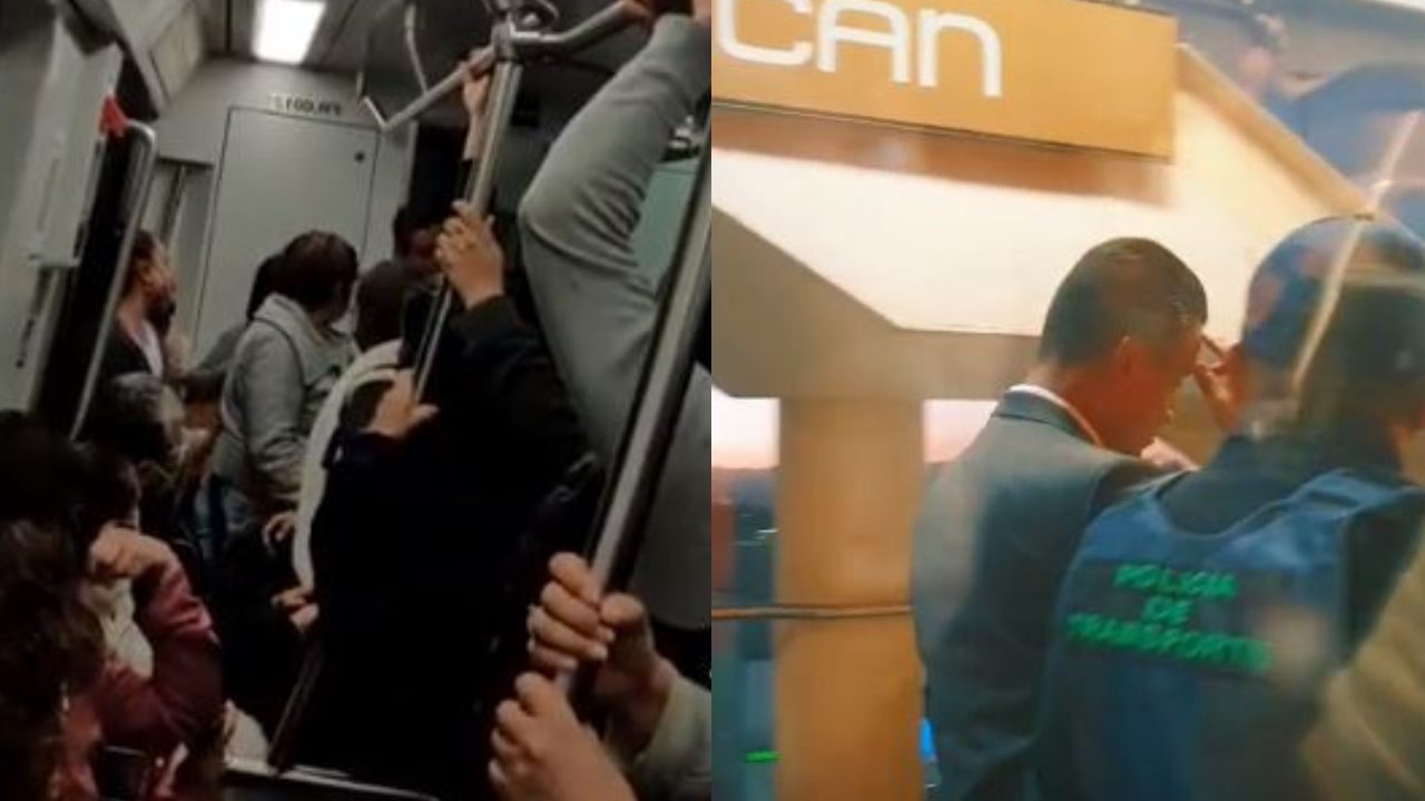 Cachan a conductor del Metro teniendo relaciones en la cabina