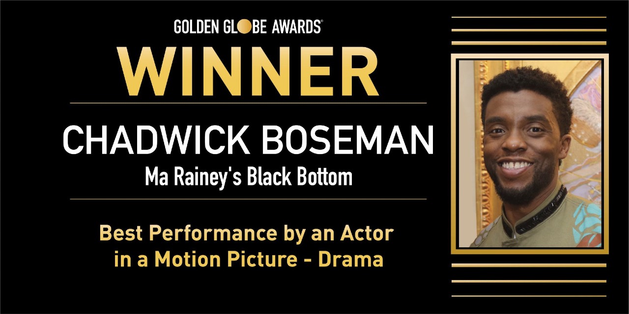 chadwick boseman globo de oro postumo discurso esposa