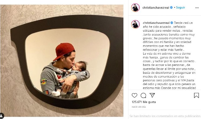 Christian Chávez manda fuerte mensaje sobre la homofobia y acusaciones de VIH