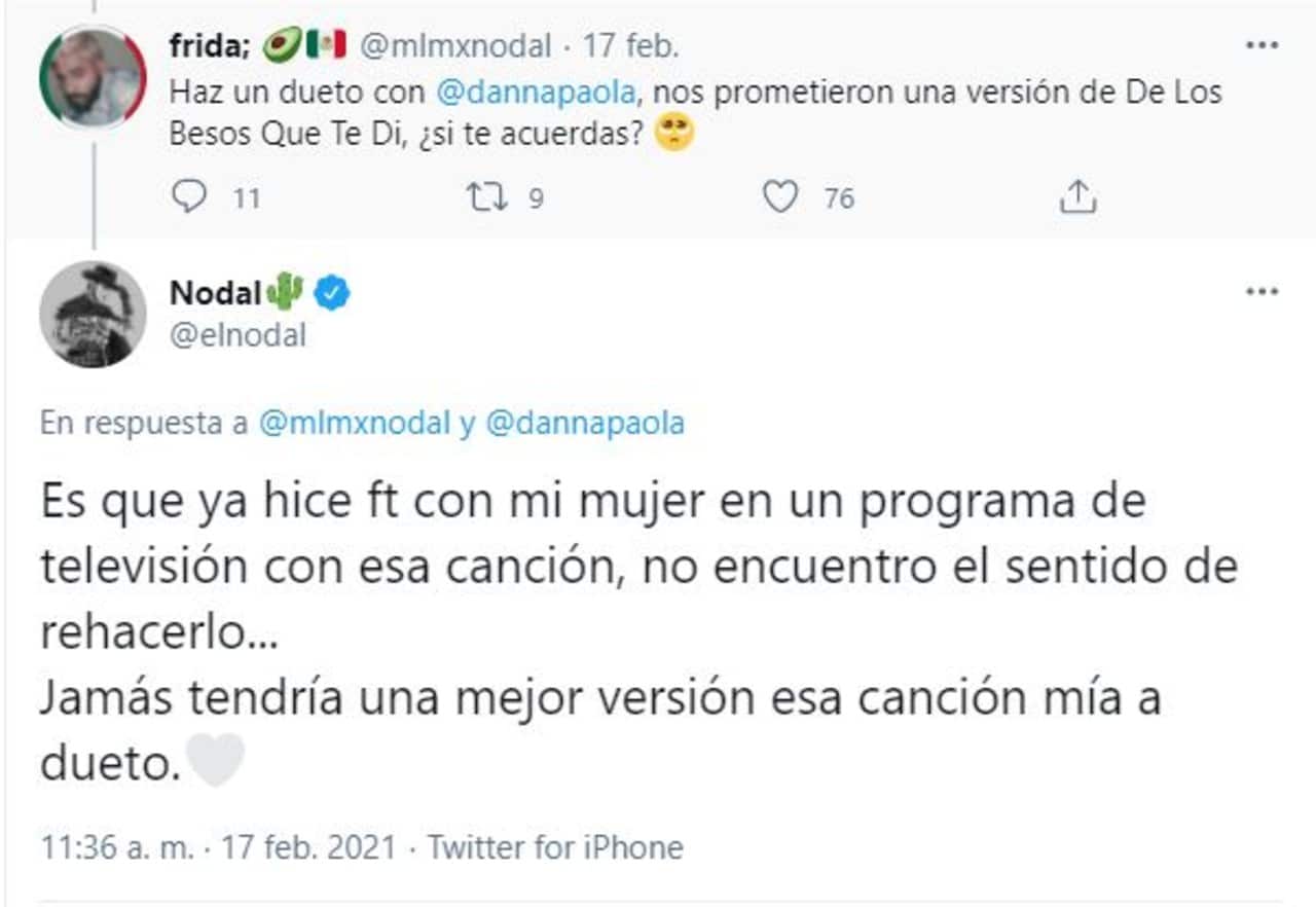Christian Nodal Danna Paola Belinda Música