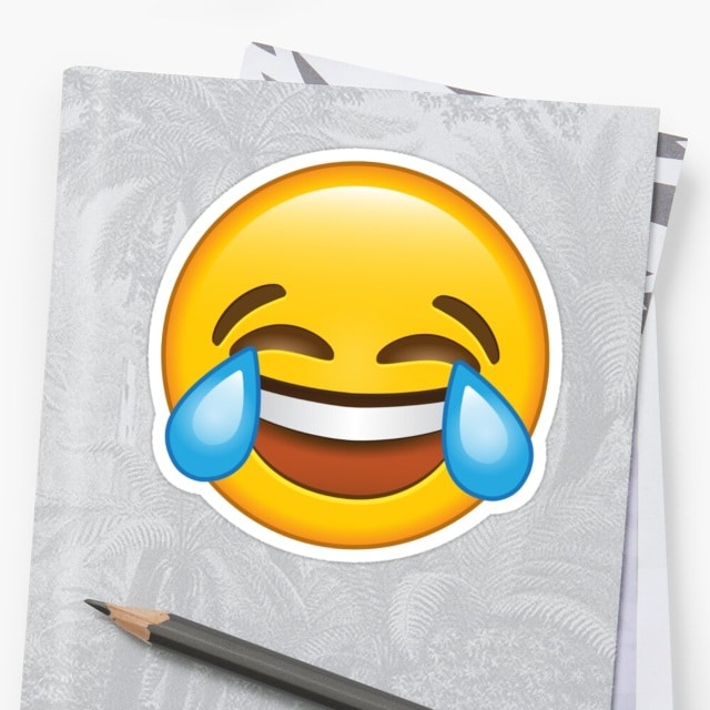 Emoji llorando de risa