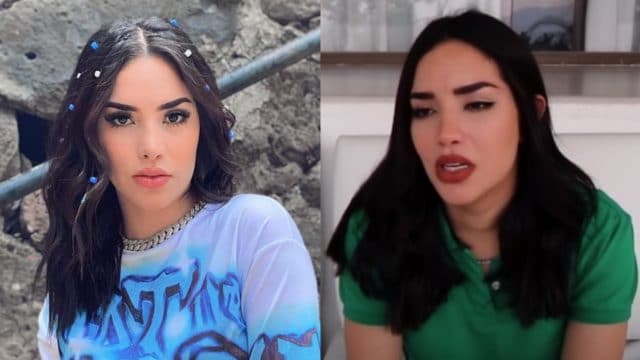 Kimberly Loaiza llorando