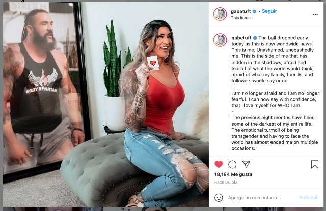 Tyler Reeks se declara mujer transgénero. Ahora es Gabbi Tuft