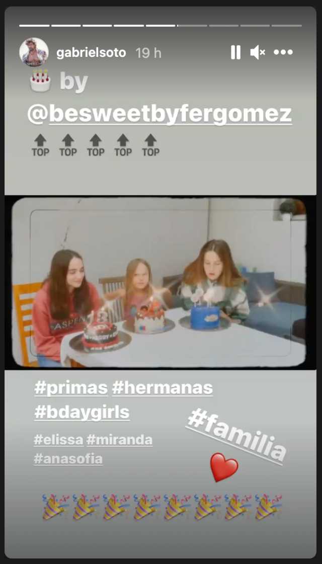 Cumpleaños de las hijas de Gabriel Soto organizado por Irina